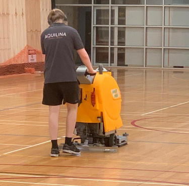 Sports Floors Sand and Finish, and Annual Maintenance
